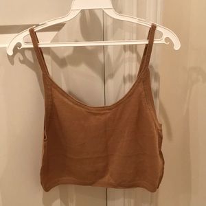 NEVER WORN: Camel Colored Tank